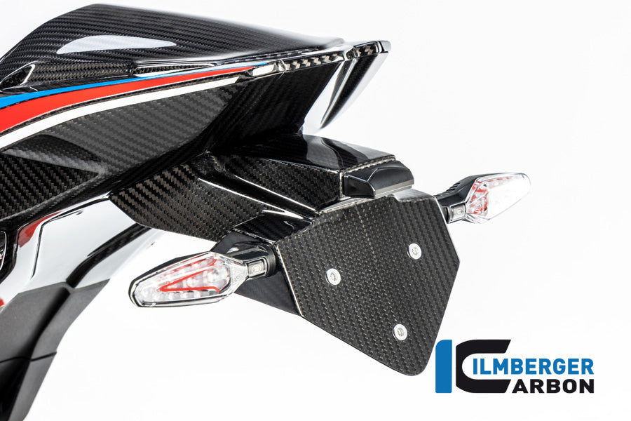 Ilmberger Carbon Number Plate Holder for the BMW S 1000 R '21 / S 1000 RR '19-23 / M 1000 R '23-24 / M 1000 RR '21-24