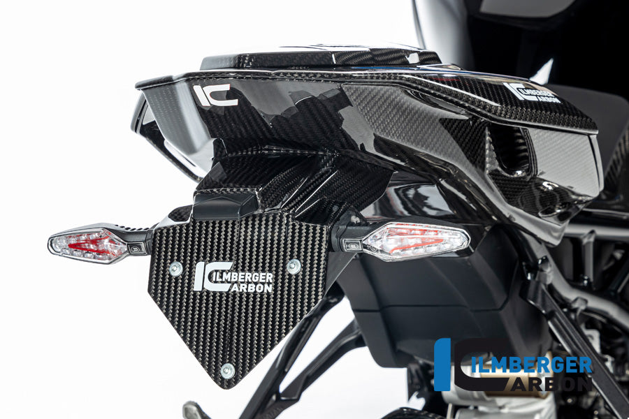 Ilmberger Carbon Number Plate Holder for the BMW S 1000 R '21 / S 1000 RR '19-23 / M 1000 R '23-24 / M 1000 RR '21-24