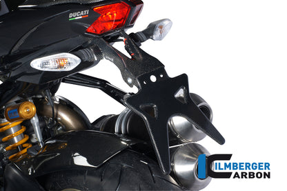 Ilmberger Carbon Number Plate Holder Carbon for the Ducati Streetfighter 1100 '09 / Streetfighter 848 '12