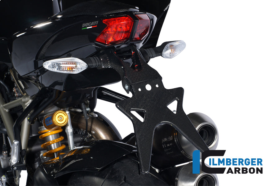 Ilmberger Carbon Number Plate Holder Carbon for the Ducati Streetfighter 1100 '09 / Streetfighter 848 '12