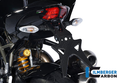 Ilmberger Carbon Number Plate Holder Carbon for the Ducati Streetfighter 1100 '09 / Streetfighter 848 '12