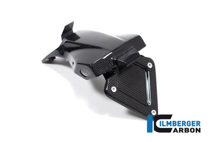 Ilmberger Carbon Number Plate Holder Short for the Ducati Panigale V4,V4 S '18-22 / V4 R '19-22 / Streetfighter V2 '22 / Streetfighter V4 '20-23
