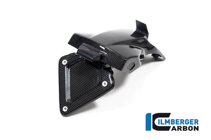 Ilmberger Carbon Number Plate Holder Short for the Ducati Panigale V4,V4 S '18-22 / V4 R '19-22 / Streetfighter V2 '22 / Streetfighter V4 '20-23