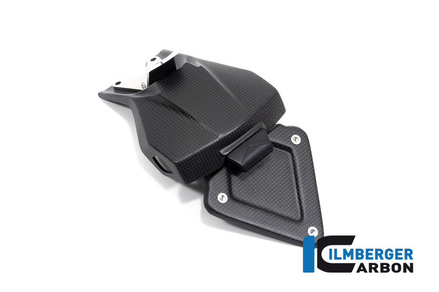 Ilmberger Carbon Number Plate Holder Short for the Ducati Panigale V4,V4 S '18-22 / V4 R '19-22 / Streetfighter V2 '22 / Streetfighter V4 '20-23