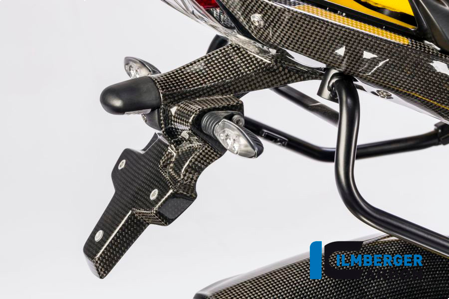 Ilmberger Carbon Numberplate Holder, Carbon for the BMW R 1200 RS 2015