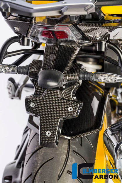 Ilmberger Carbon Numberplate Holder, Carbon for the BMW R 1200 RS 2015