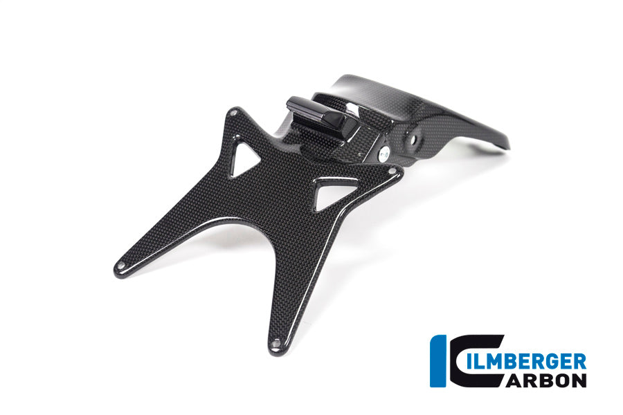 Ilmberger Carbon Number Plate Holder, Short for the Ducati Monster 1200S '17, Supersport '17-22