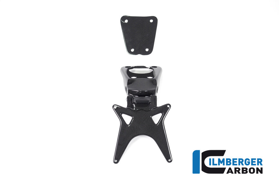 Ilmberger Carbon Number Plate Holder, Short for the Ducati Monster 1200S '17, Supersport '17-22