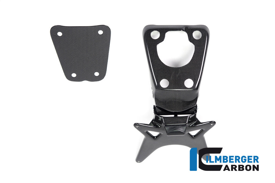 Ilmberger Carbon Number Plate Holder, Short for the Ducati Monster 1200S '17, Supersport '17-22