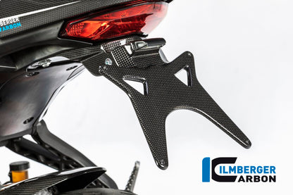 Ilmberger Carbon Number Plate Holder, Short for the Ducati Monster 1200S '17, Supersport '17-22