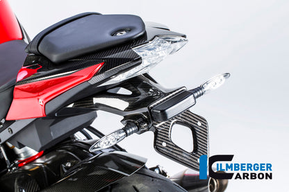 Ilmberger Carbon Number Plate Holder, Carbon for the BMW S 1000 R '14-25 / S 1000 RR '09-24 / HP4 '12-25