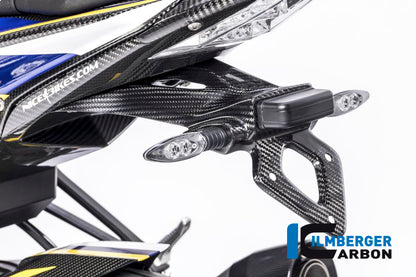 Ilmberger Carbon Number Plate Holder, Carbon for the BMW S 1000 R '14-25 / S 1000 RR '09-24 / HP4 '12-25
