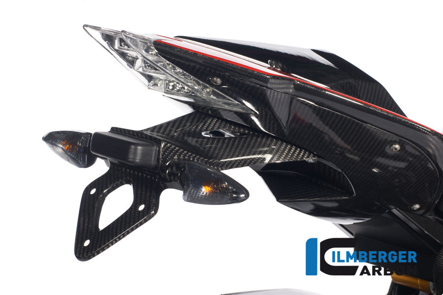 Ilmberger Carbon Number Plate Holder, Carbon for the BMW S 1000 R '14-25 / S 1000 RR '09-24 / HP4 '12-25
