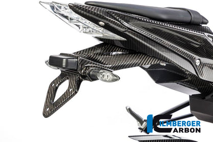 Ilmberger Carbon Number Plate Holder, Carbon for the BMW S 1000 R '14-25 / S 1000 RR '09-24 / HP4 '12-25