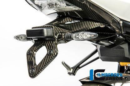 Ilmberger Carbon Number Plate Holder, Carbon for the BMW S 1000 R '14-25 / S 1000 RR '09-24 / HP4 '12-25