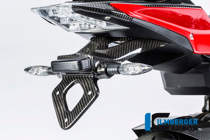 Ilmberger Carbon Number Plate Holder, Carbon for the BMW S 1000 R '14-25 / S 1000 RR '09-24 / HP4 '12-25