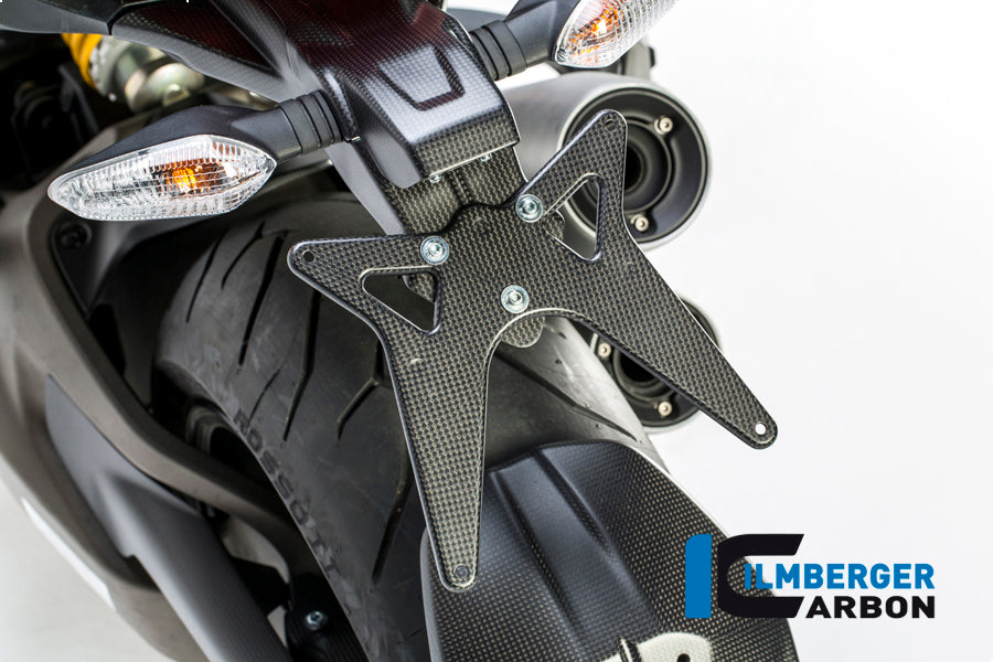 Ilmberger Carbon Number Plate Holder Carbon Ducati Monster 1200 / 1200 S '14-16