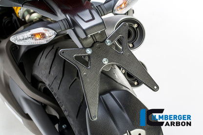 Ilmberger Carbon Number Plate Holder Carbon Ducati Monster 1200 / 1200 S '14-16