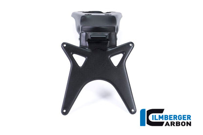 Ilmberger Carbon Number Plate Holder, Short for the Ducati Monster 1200S '17, Supersport '17-22