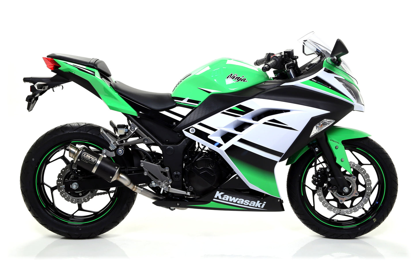Arrow Exhausts For The Kawasaki NINJA 300 2013-2017