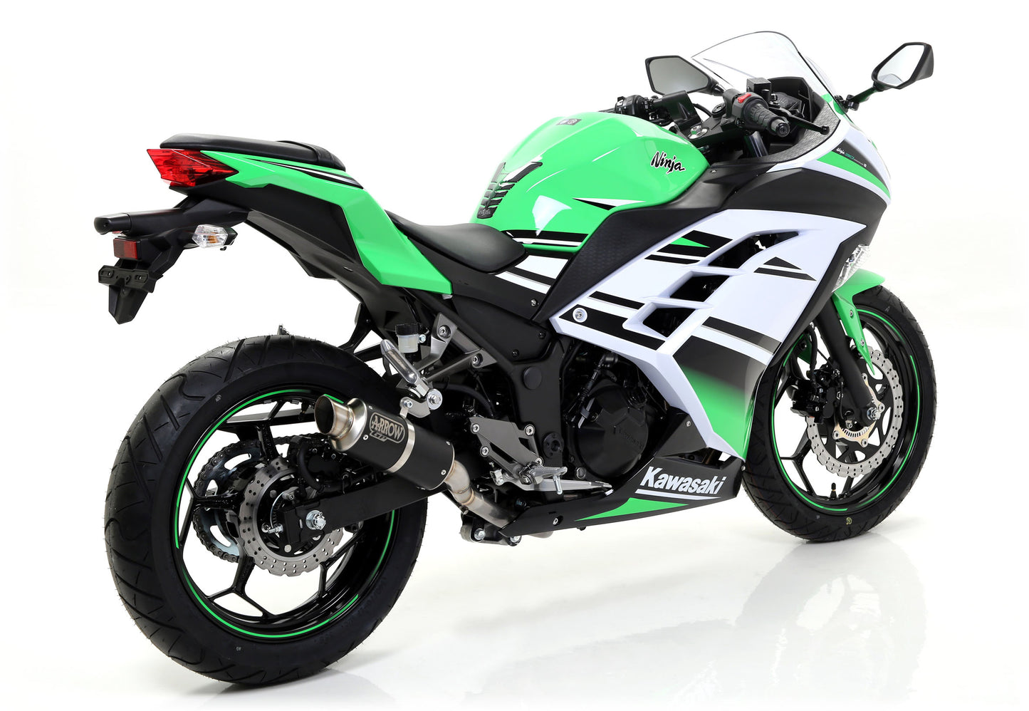 Arrow Exhausts For The Kawasaki NINJA 300 2013-2017