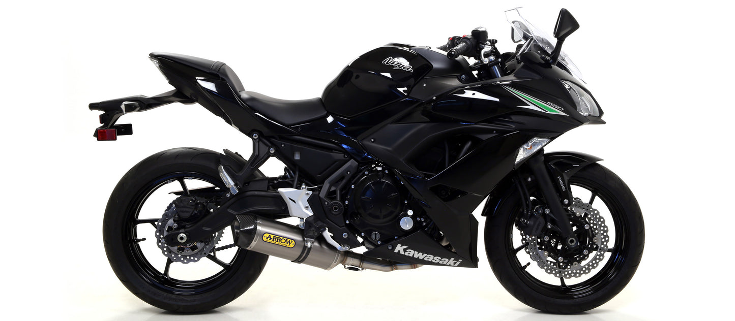 Arrow Exhausts For The Kawasaki Ninja 650 2017-2018