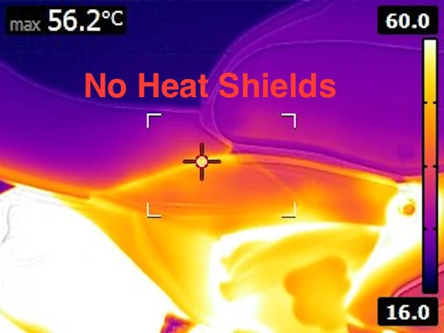 Ducati Spacers Heat Shield Kit for Ducati Panigale 1299 / 1199 / 959 / 899 / V2 and Streetfighter V2 (12-24)