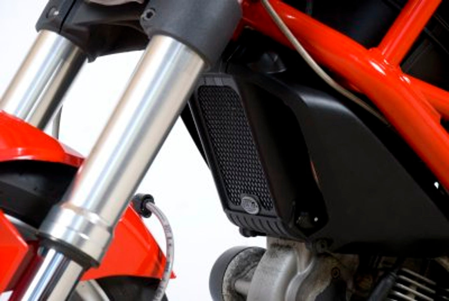 R&G Racing Oil Cooler Guard for Ducati Monster 1100 / Monster 1100S '07-'19, Monster 1100 Evo '08-'16, Monster 795 / Monster 796 '08-'15