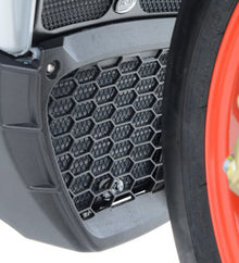 R&G Racing Oil Cooler Guard for the Aprilia RSV4 RF & Tuono V4 1100 '15-18, RSV4-RR '16-19
