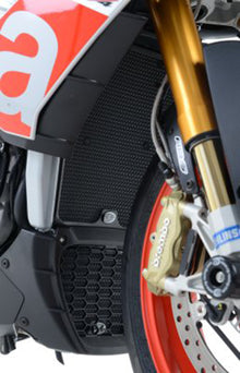 R&G Racing Oil Cooler Guard for the Aprilia RSV4 RF & Tuono V4 1100 '15-18, RSV4-RR '16-19