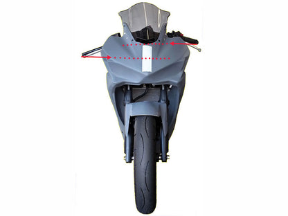 Woodcraft 41mm Clipon Assembly for Yamaha YZF-R3 and Kawasaki Ninja 400