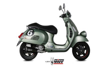 MIVV Full System 1x1, Delta Race Black, Standard Exhaust For Vespa GTS 300 2008-2020