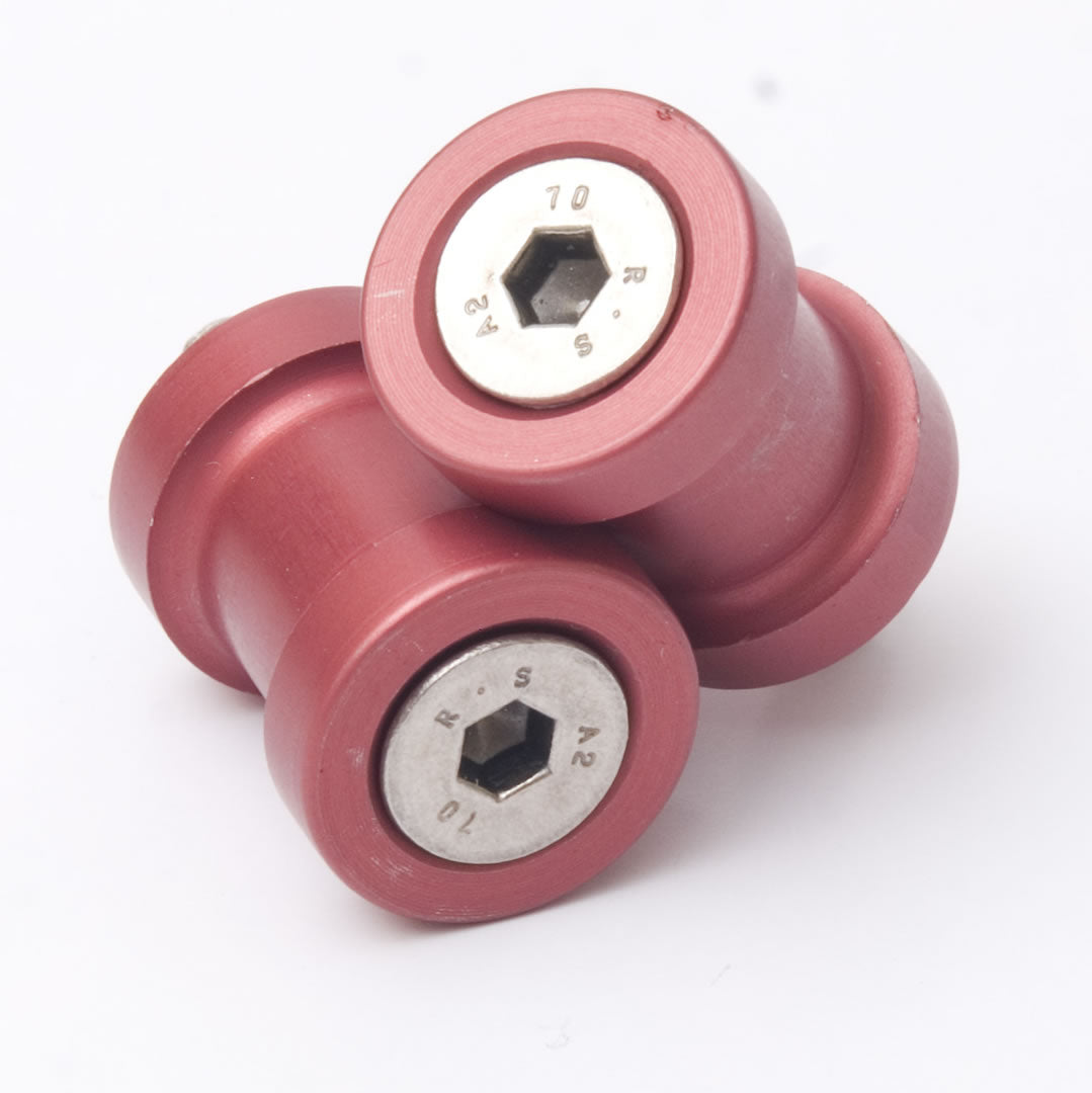 R&G Racing M6 Paddock Stand Bobbins for Yamaha YZF-R1 '98-09, YZF-R1M '15-19 & YZF-R6 '99-16 models