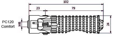CNC Racing Universal 'COMFORT' Folding Footpeg Kit w/M8 Bolt Mounting