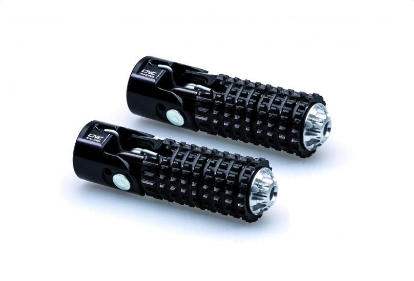CNC Racing Universal 'SPORT' Folding Footpeg Kit w/M8 Bolt Mounting