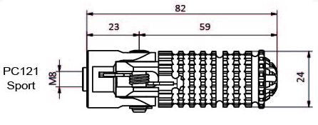 CNC Racing Universal 'SPORT' Folding Footpeg Kit w/M8 Bolt Mounting