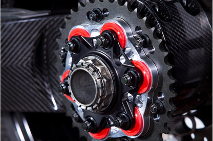 Superlite Titanium Series Six Piece HYPERFLEXX Polyurethane Cush Drive Set for Large Hub Ducati