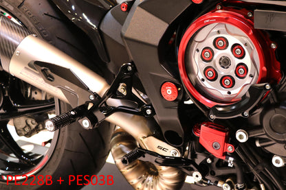 CNC Racing Adjustable Rearsets For EURO 4 MV Agusta Dragster 800 RC / RR (2017+)