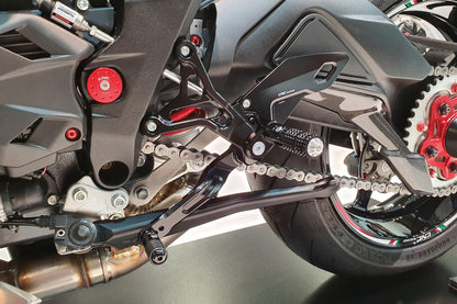 CNC Racing Adjustable Rearsets For EURO 4 MV Agusta Dragster 800 RC / RR (2017+)
