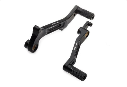 CNC Racing 'Easy' Foot Lever Kit for Ducati Scrambler and M797 with Solid Toe Pegs