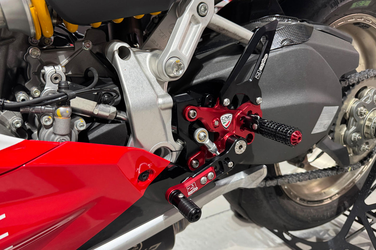 CNC Racing TROY BAYLISS LIMITED EDITION RPS Adjustable Rearset for the Ducati Panigale 899 / 959 / 1199 / 1299 / V2