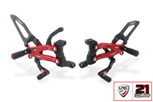 CNC Racing TROY BAYLISS LIMITED EDITION RPS Adjustable Rearset for the Ducati Panigale V4 / S / Speciale / R - Aluminum Heel Guards