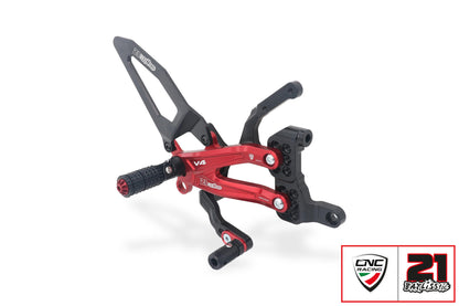 CNC Racing TROY BAYLISS LIMITED EDITION RPS Adjustable Rearset for the Ducati Streetfighter V4 (20-24)