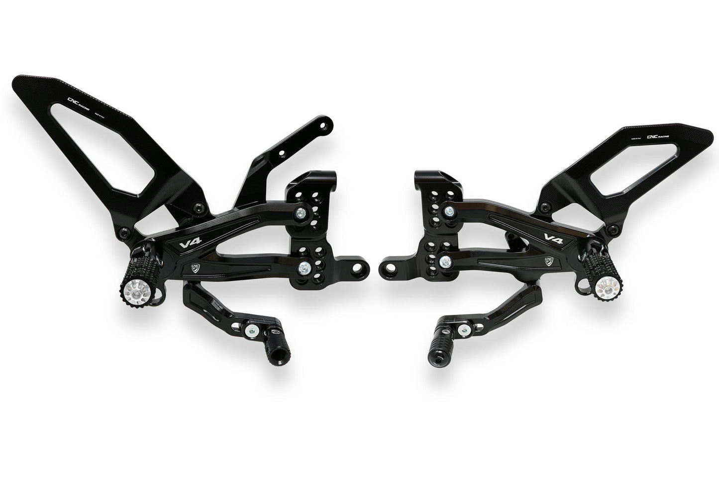 CNC Racing RPS Adjustable Rearset for the Ducati Streetfighter V4