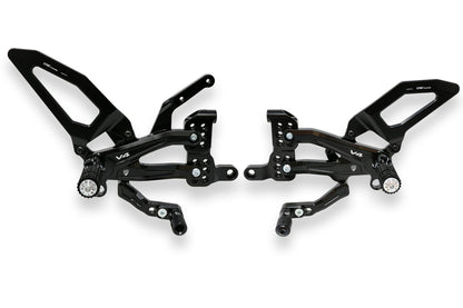 CNC Racing RPS Adjustable Rearset for the Ducati Streetfighter V4