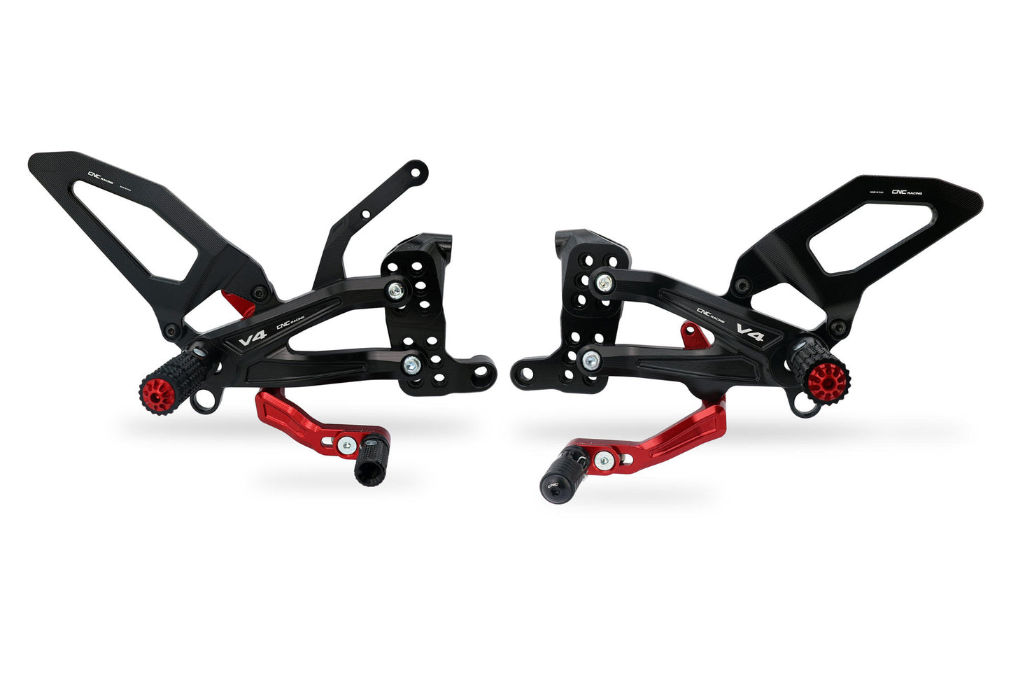 CNC Racing RPS Adjustable Rearset for the Ducati Streetfighter V4