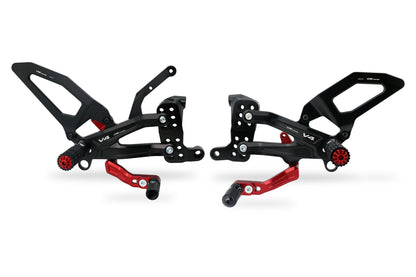 CNC Racing RPS Adjustable Rearset for the Ducati Streetfighter V4