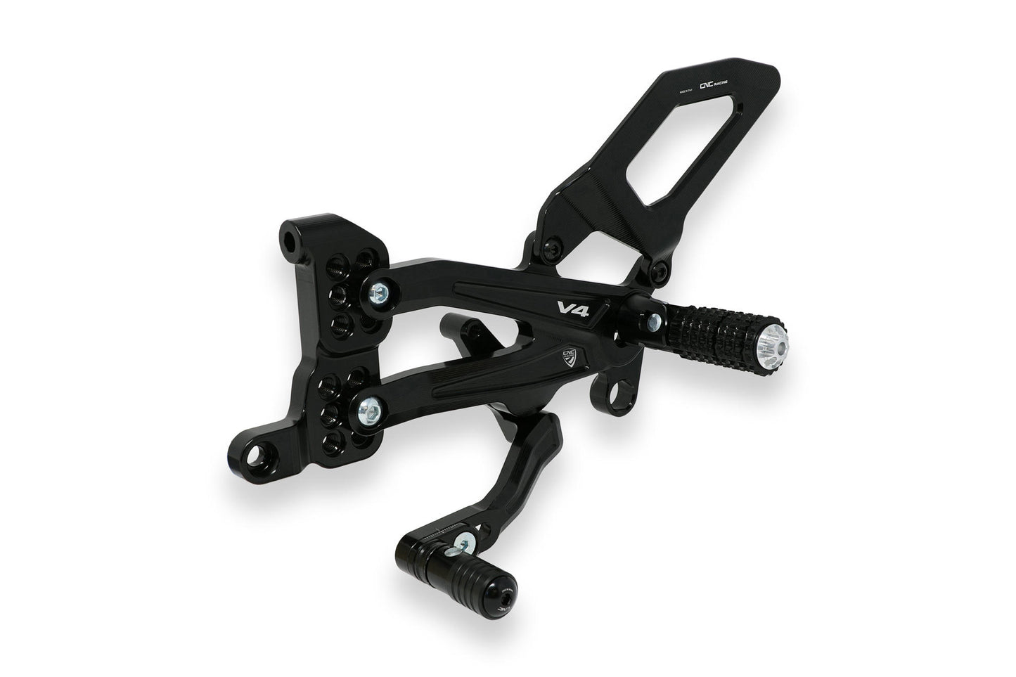 CNC Racing RPS Adjustable Rearset for the Ducati Streetfighter V4