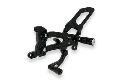 CNC Racing RPS Adjustable Rearset for the Ducati Streetfighter V4
