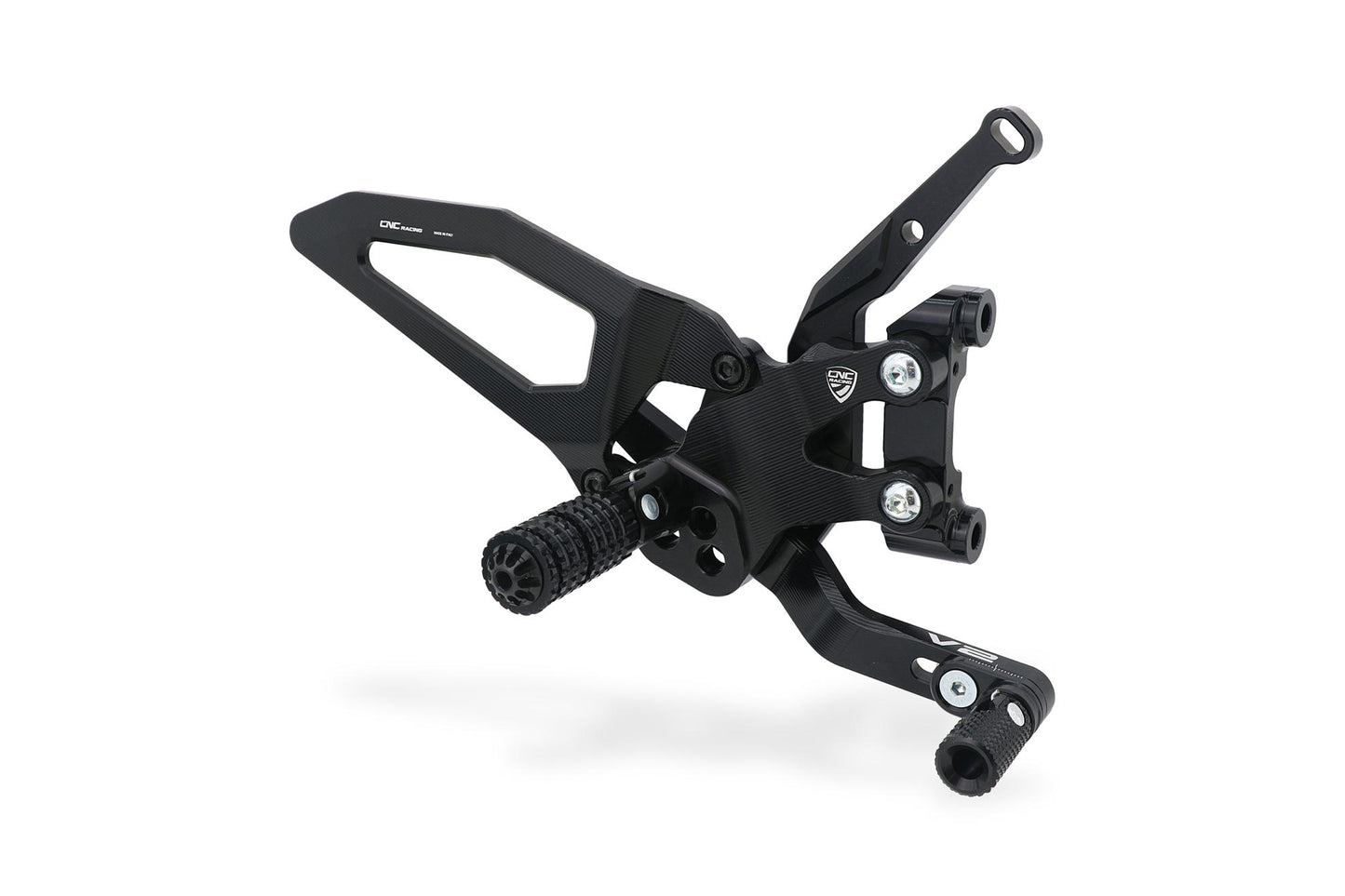 CNC Racing RPS Adjustable Rearset for the Ducati Streetfighter V2